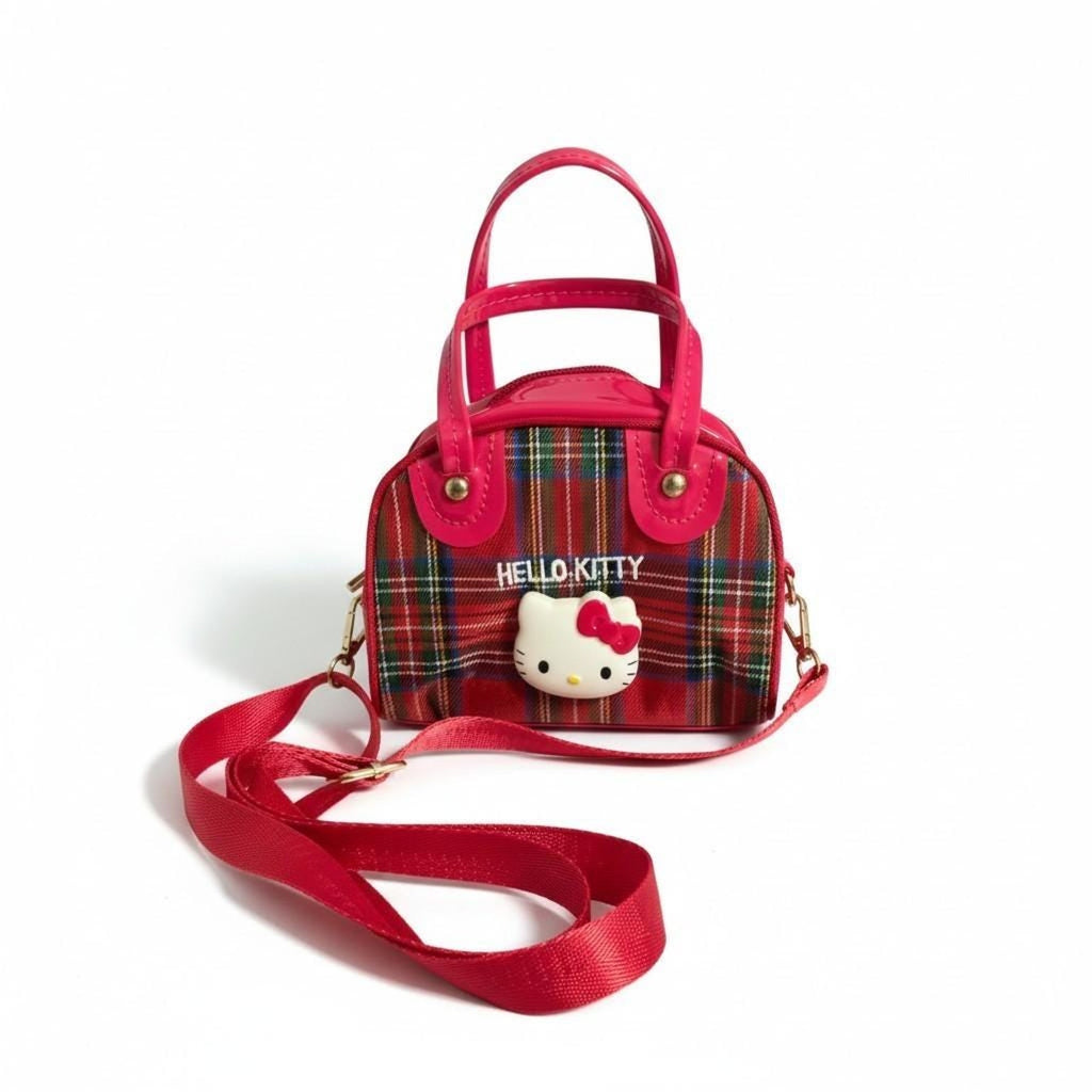 Hello Kitty 2-Piece Accessory Set Crossbody Bag & Pouch Kawaii Bag Set