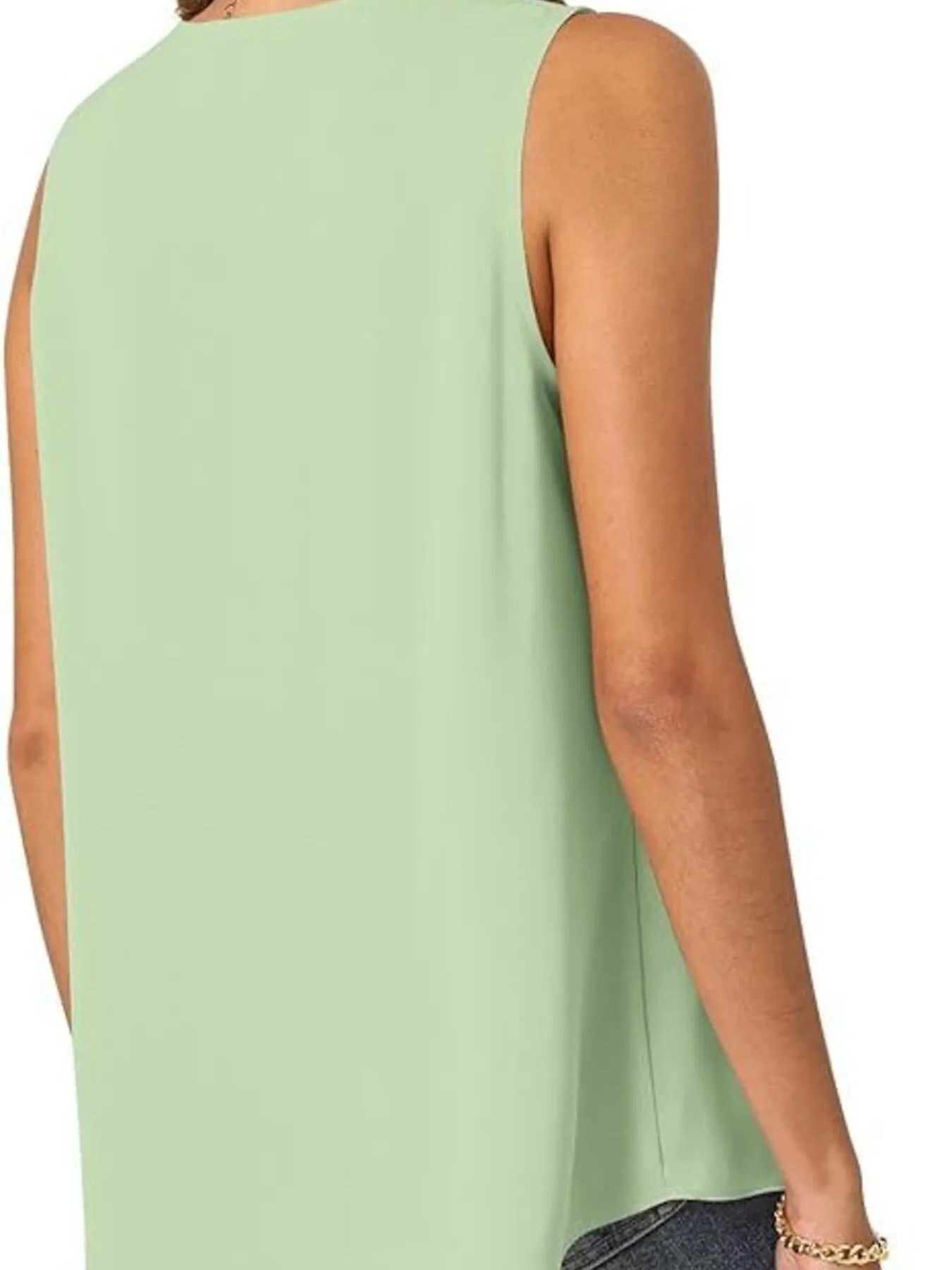 Full Size V - Neck Sleeveless Tank Top Plus Size - JUST - JEN BOUTIQUE