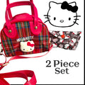 Hello Kitty 2-Piece Accessory Set Crossbody Bag & Pouch Kawaii Bag Set