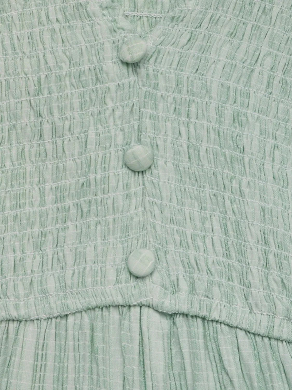 V - Neck Ruffled Cap Sleeve Dress - JUST - JEN BOUTIQUE