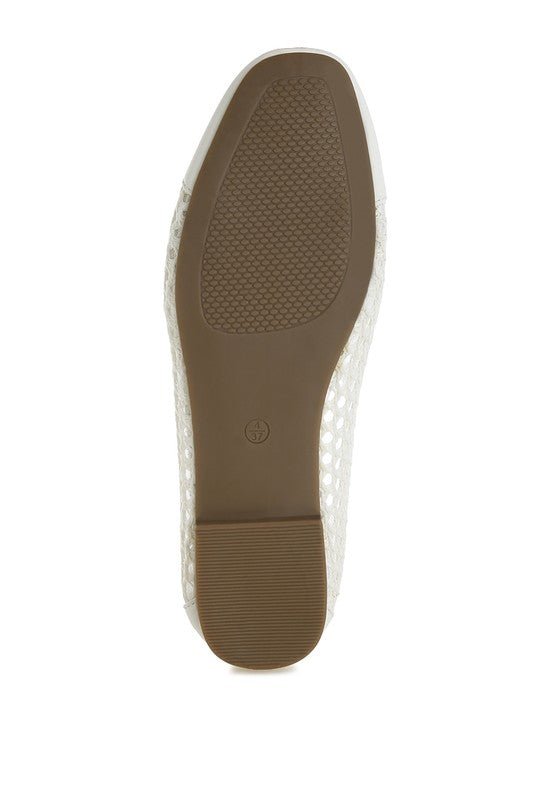 Omela Woven Bow Detail Ballerinas - JUST - JEN BOUTIQUE