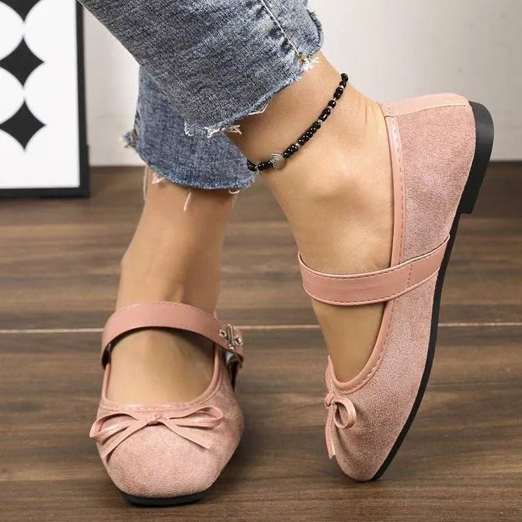 Bow Detail Mary Jane Loafers - JUST - JEN BOUTIQUE