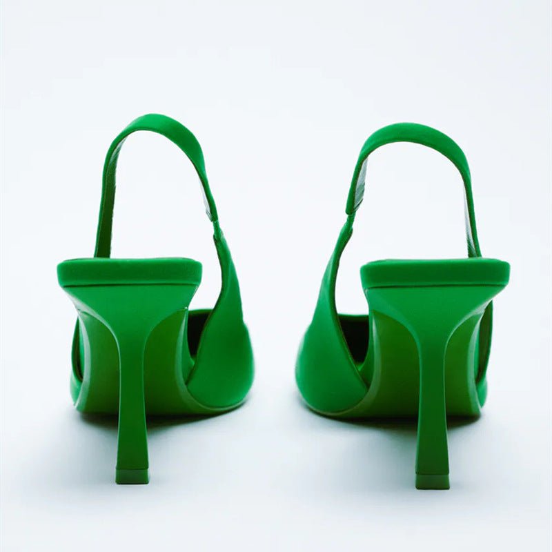 Point Toe Slingback Pumps - JUST - JEN BOUTIQUE