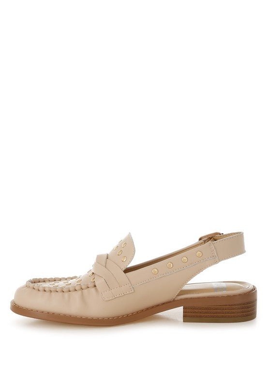 Remykin Braided Penny Strap Loafers - JUST - JEN BOUTIQUE