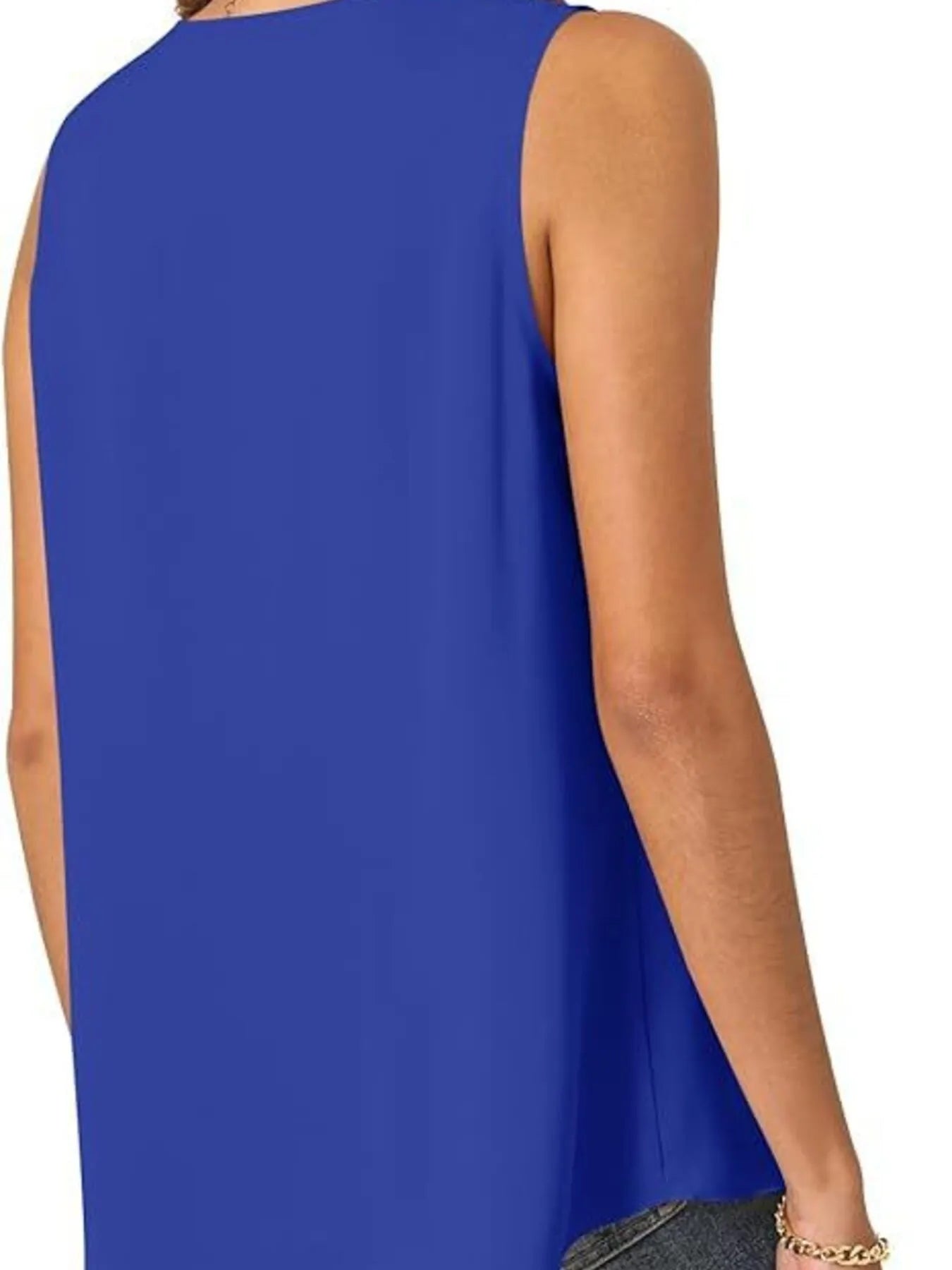 Full Size V - Neck Sleeveless Tank Top Plus Size - JUST - JEN BOUTIQUE