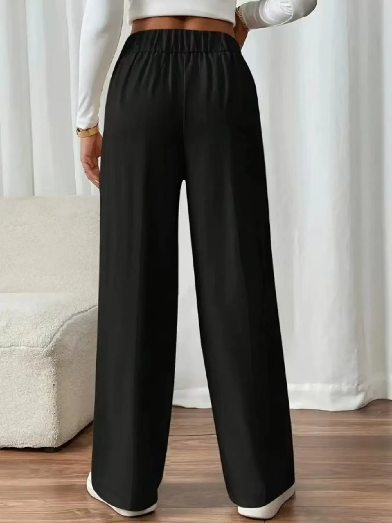 High Waist Wide Leg Pants - JUST - JEN BOUTIQUE