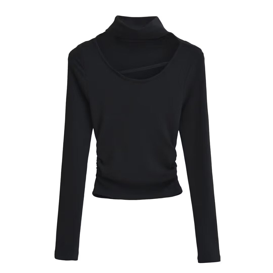 Warm long sleeved slim fit base T-shirt