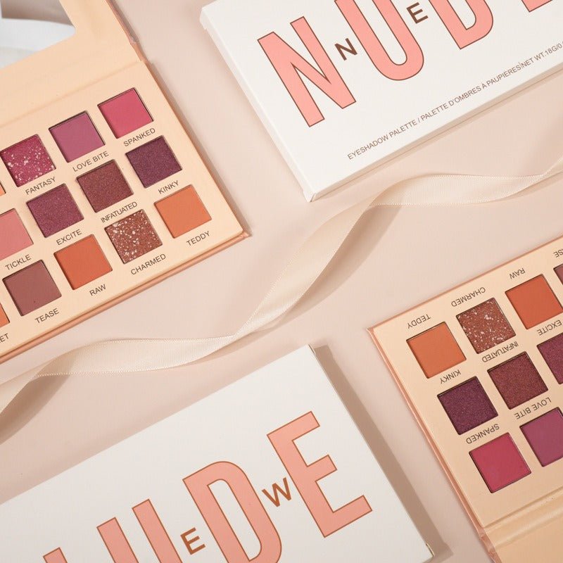 18 - color Desert Rose Matte Pearlescent Eyeshadow Palette Earth Color Multi - purpose Color Eyeshadow Palette - JUST - JEN BOUTIQUE