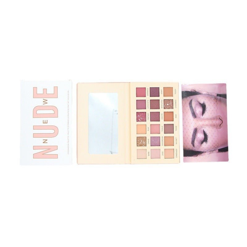18 - color Desert Rose Matte Pearlescent Eyeshadow Palette Earth Color Multi - purpose Color Eyeshadow Palette - JUST - JEN BOUTIQUE