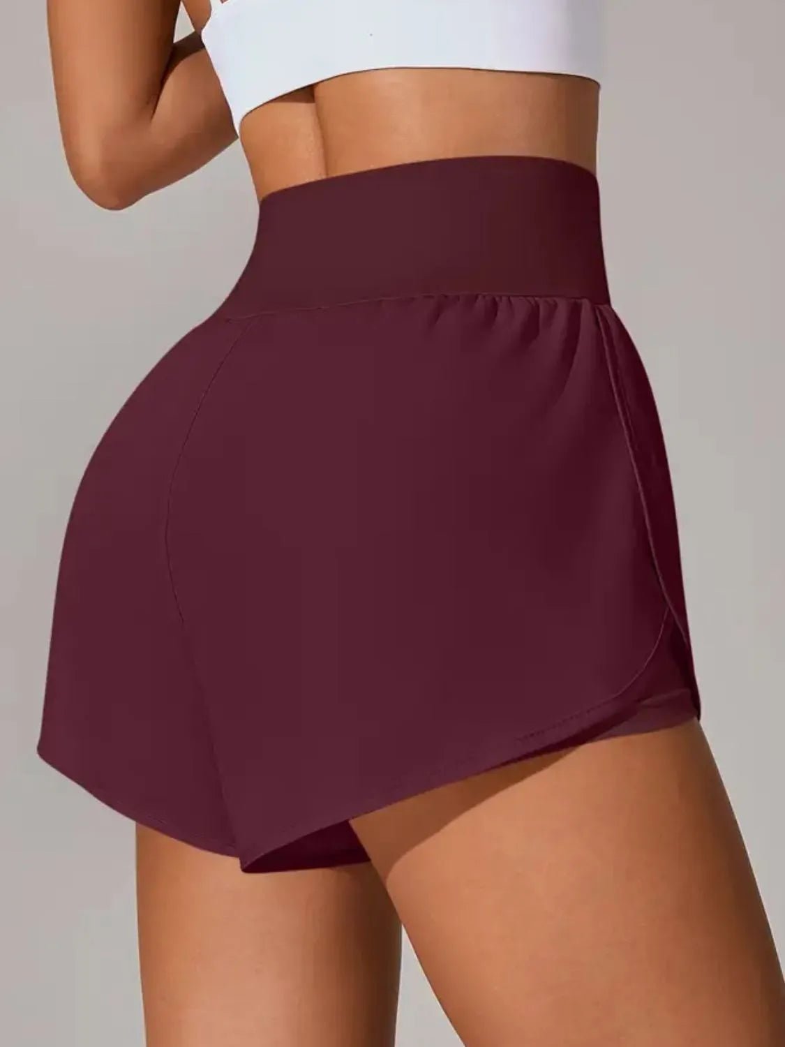 Pocketed High Waist Active Shorts - JUST - JEN BOUTIQUE