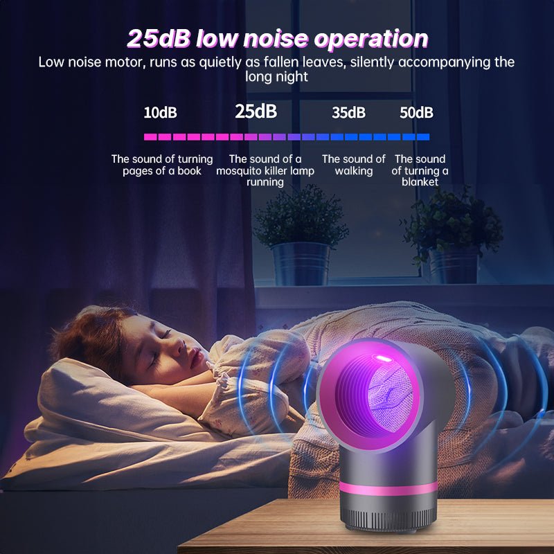 2025 Electric Mosquito Lamp, Outdoor Fly Catcher, USB - Powered, Portable Silent Insect Killer - JUST - JEN BOUTIQUE