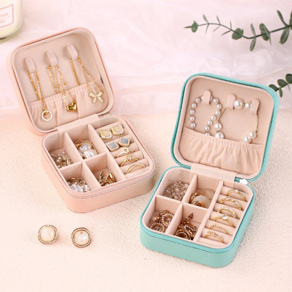 Personalized Birth Flower Jewelry Box Custom Jewelry Organizer Storage Gift for Her - JUST - JEN BOUTIQUE