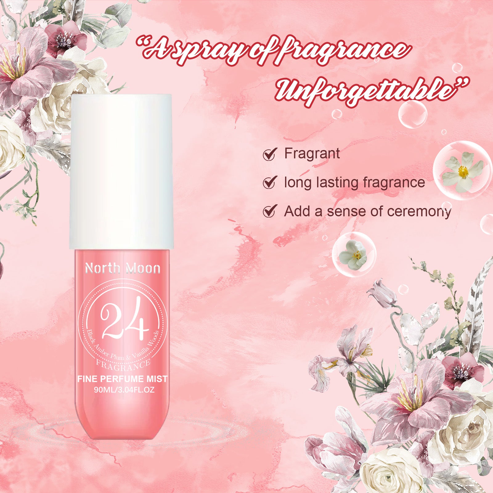 Perfume Spray Fresh Lasting Fragrance Non - Pungent Women's Date Perfume Spray - JUST - JEN BOUTIQUE