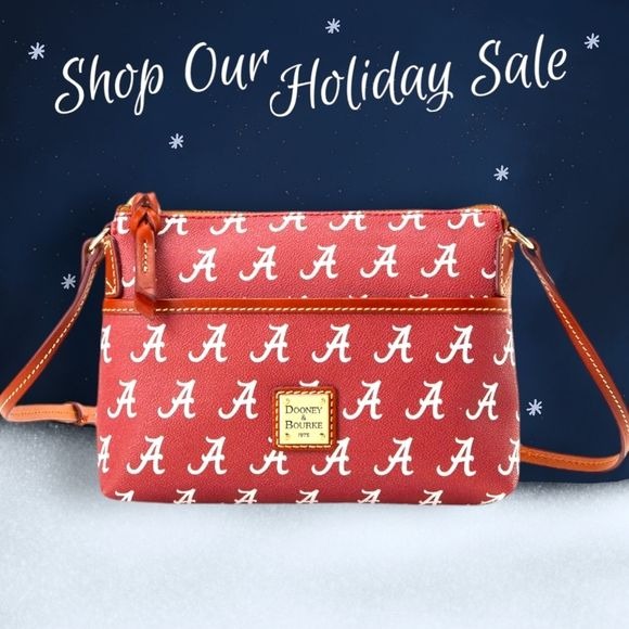 Dooney & Bourke Collegiate University of Alabama Ginger Crossbody Shoulder Bag