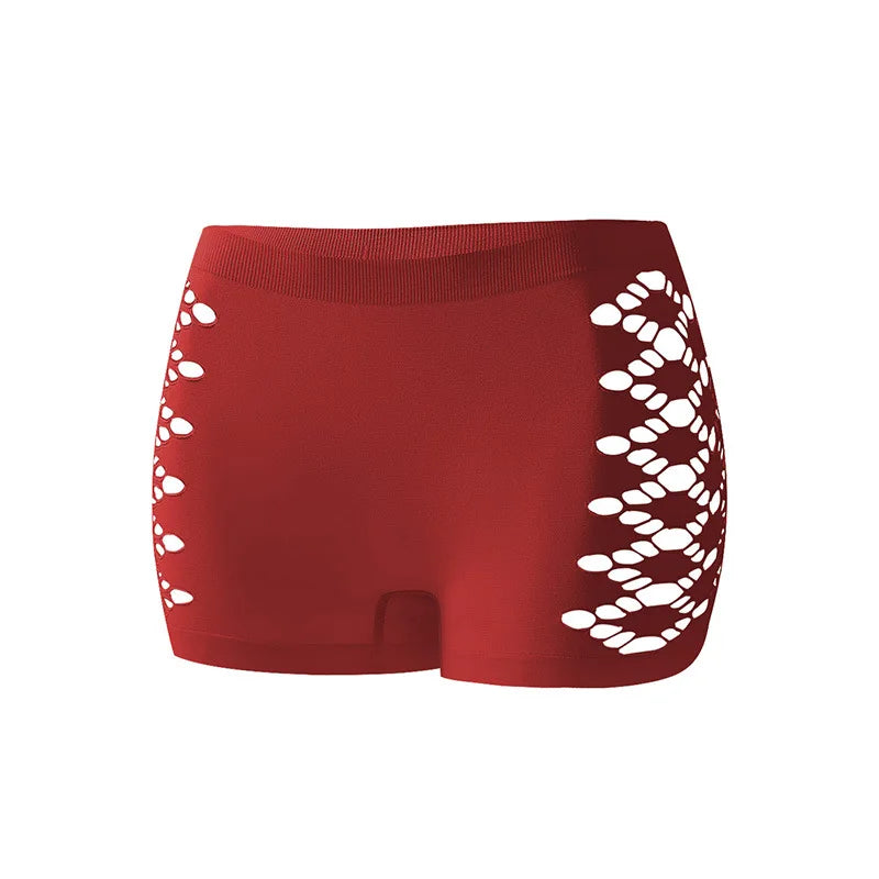Women's Cotton Hollow Out Boyshort Panties