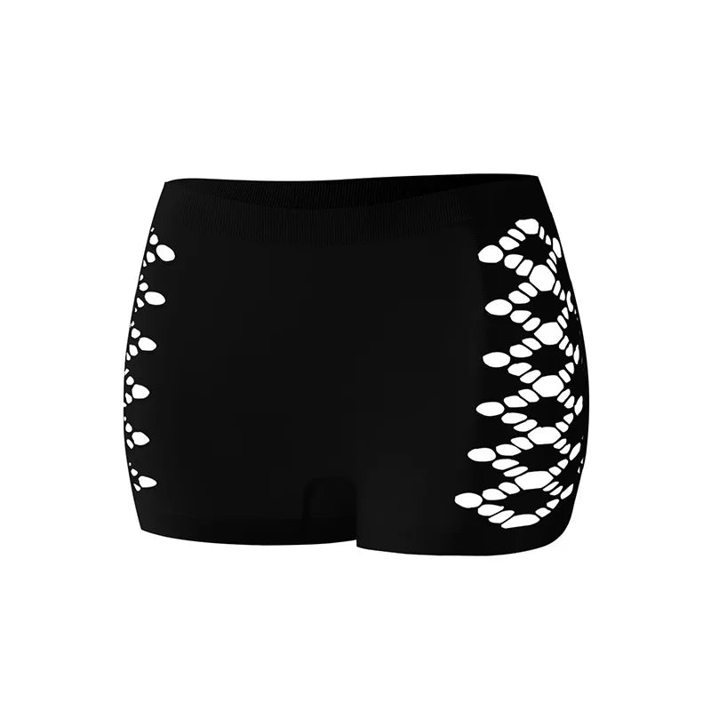 Women's Cotton Hollow Out Boyshort Panties