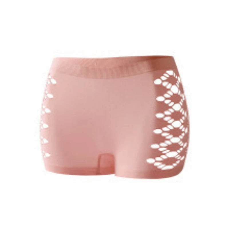 Women's Cotton Hollow Out Boyshort Panties