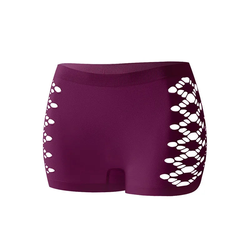 Women's Cotton Hollow Out Boyshort Panties