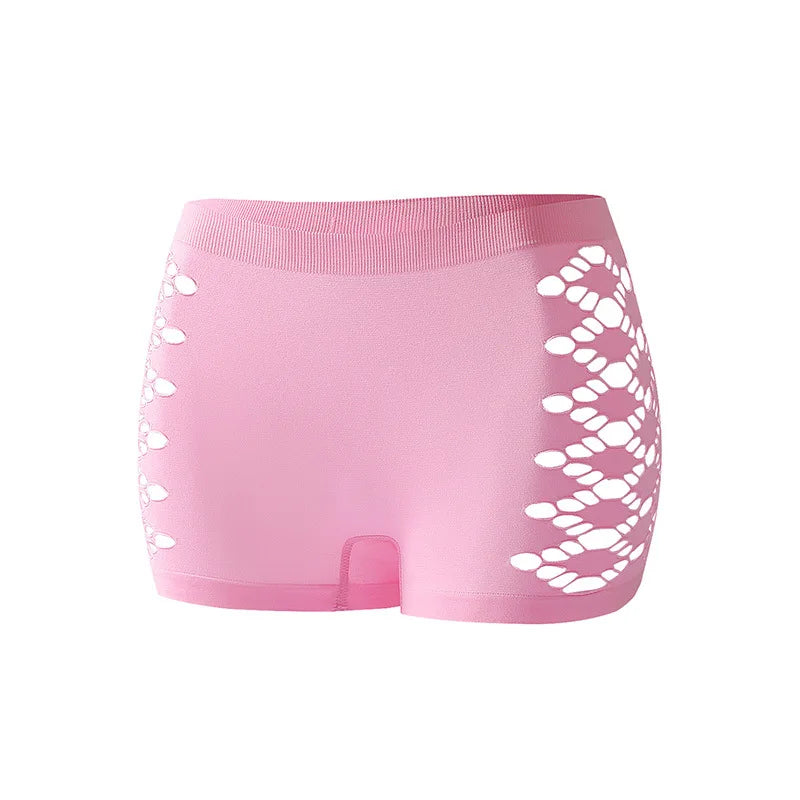 Women's Cotton Hollow Out Boyshort Panties