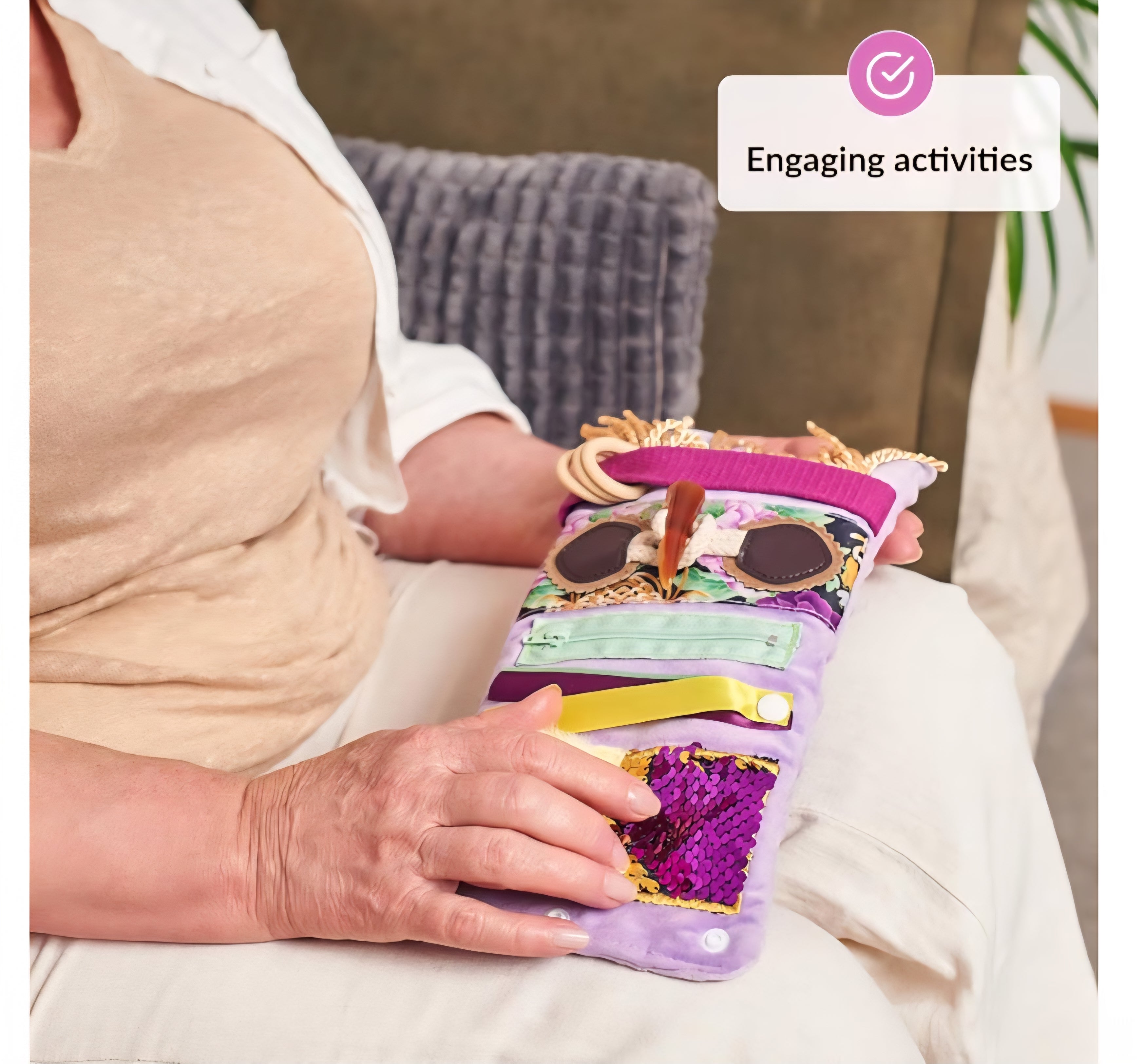 Fidget Wrist Anxiety Sleeve – Sensory Relief for Autism, Dementia & ADHD