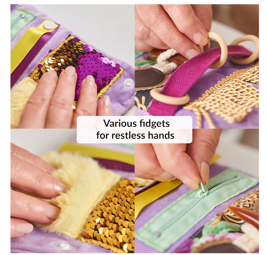 Fidget Wrist Anxiety Sleeve – Sensory Relief for Autism, Dementia & ADHD