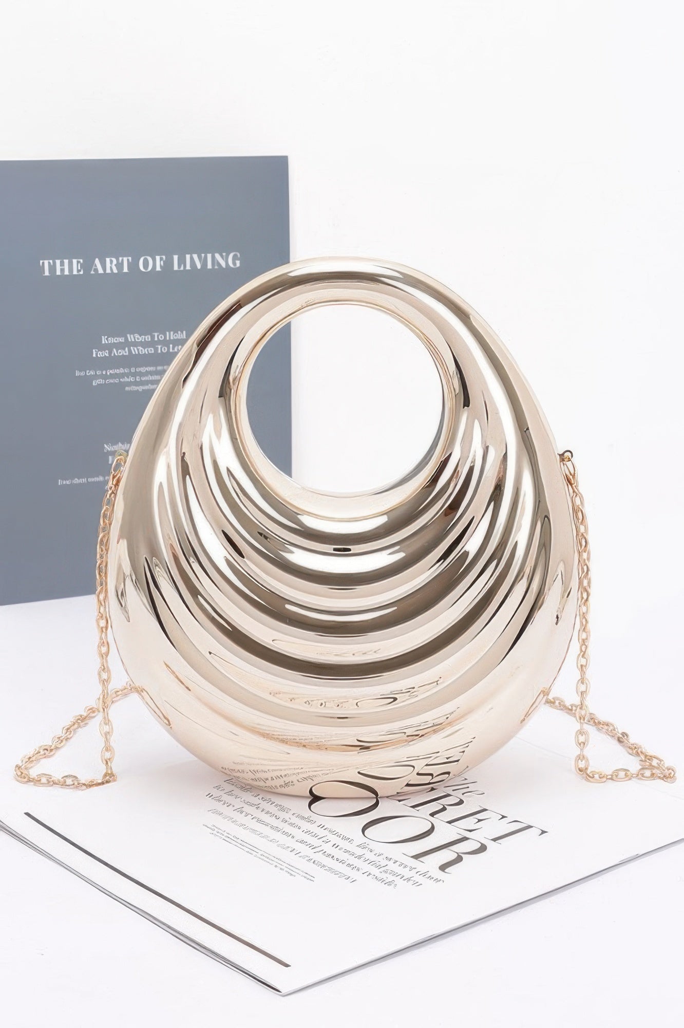 Metallic Acrylic Bag - JUST - JEN BOUTIQUE