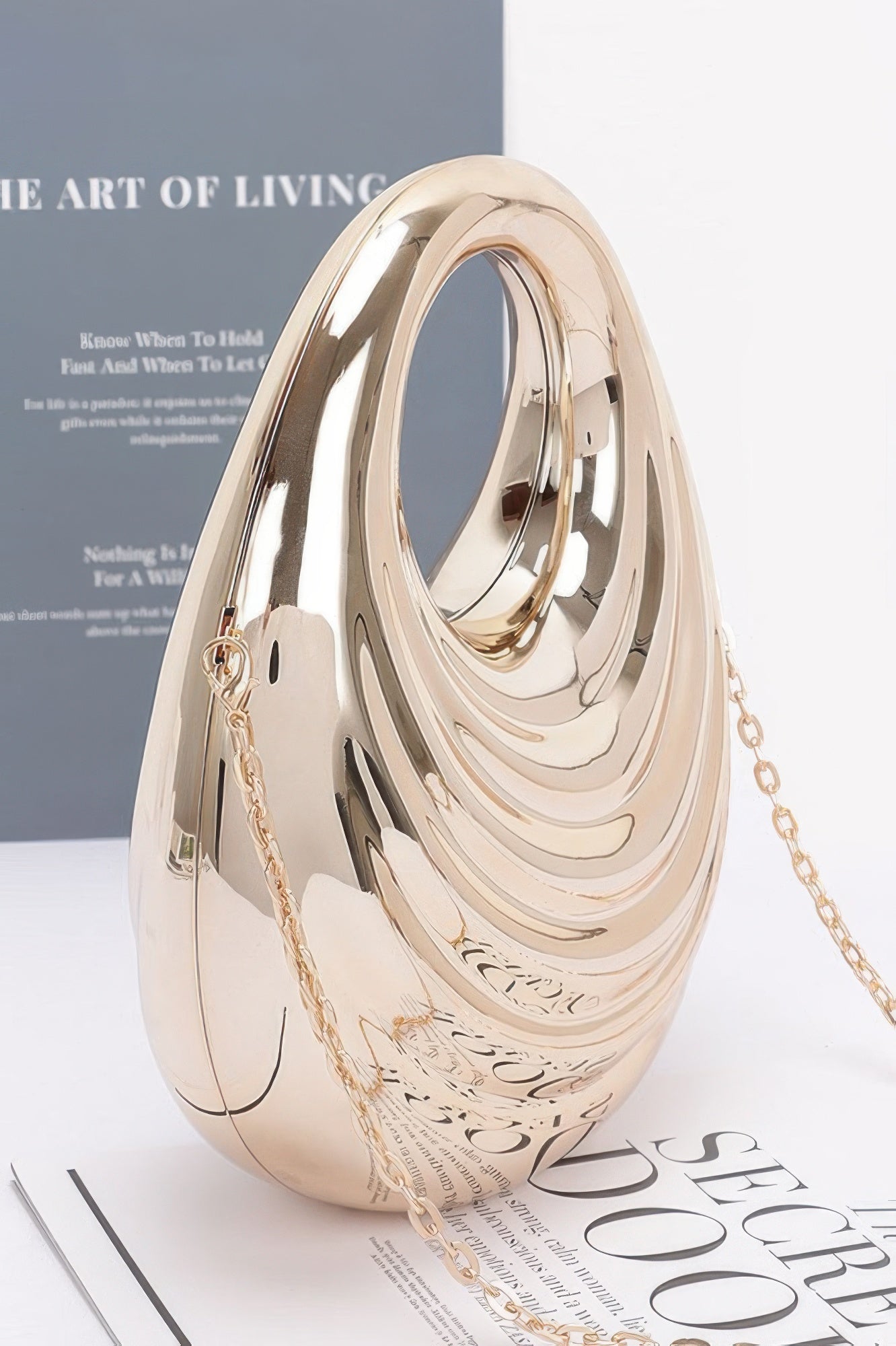 Metallic Acrylic Bag - JUST - JEN BOUTIQUE