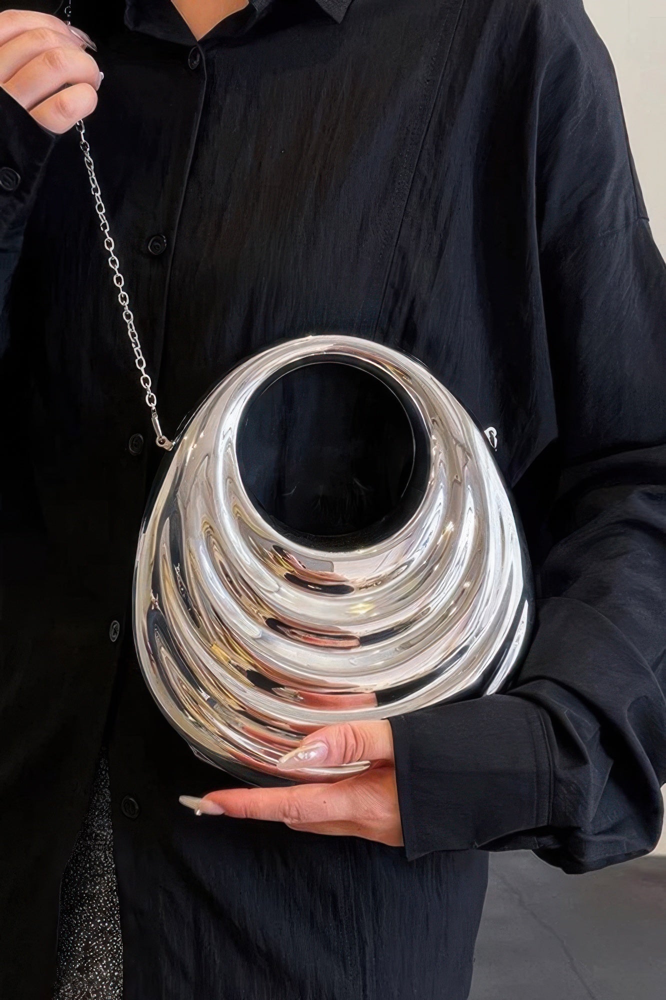 Metallic Acrylic Bag - JUST - JEN BOUTIQUE