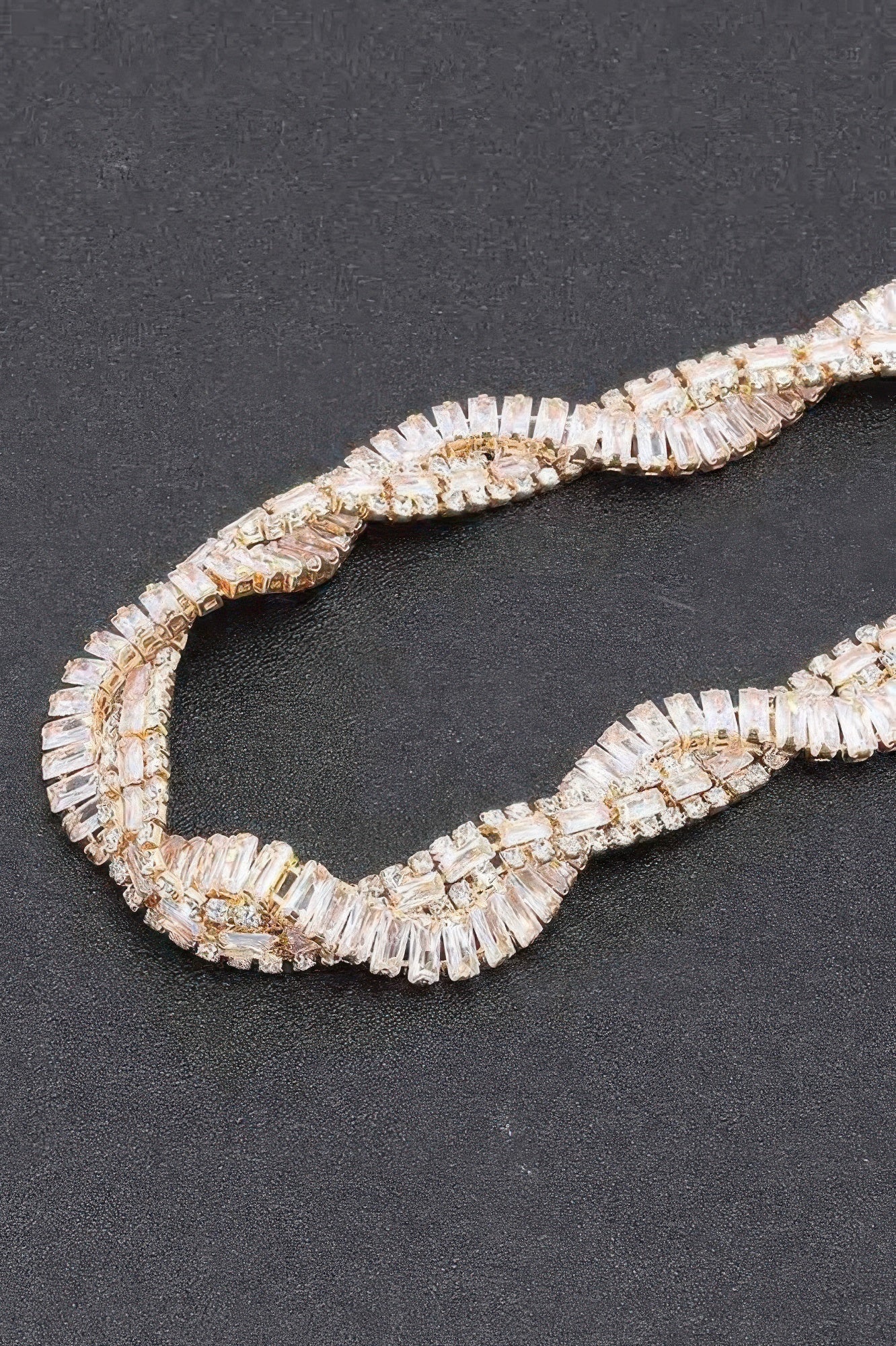 Rhinestone Necklace - JUST - JEN BOUTIQUE