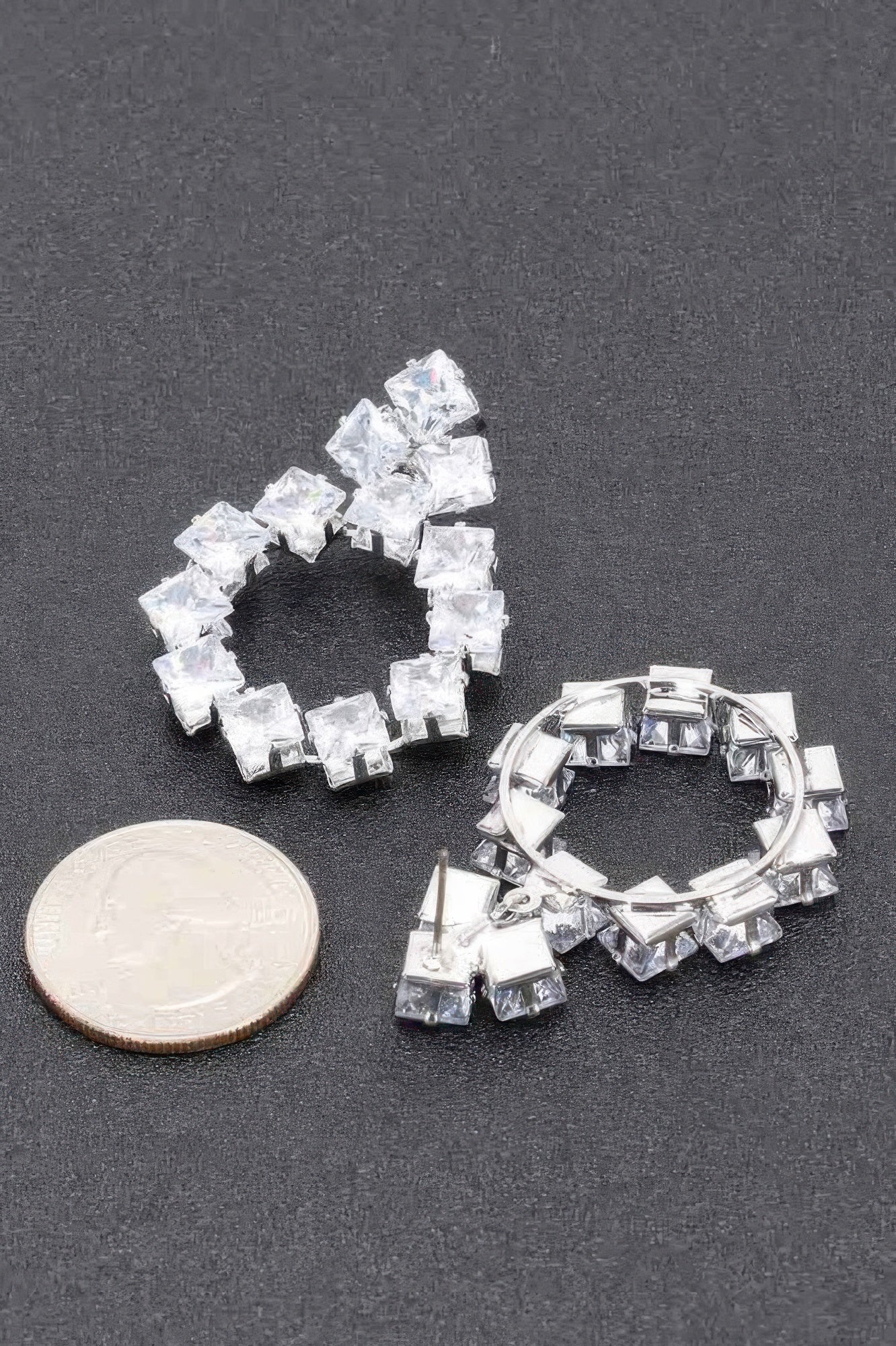 Rhinestone Party Earring - JUST - JEN BOUTIQUE