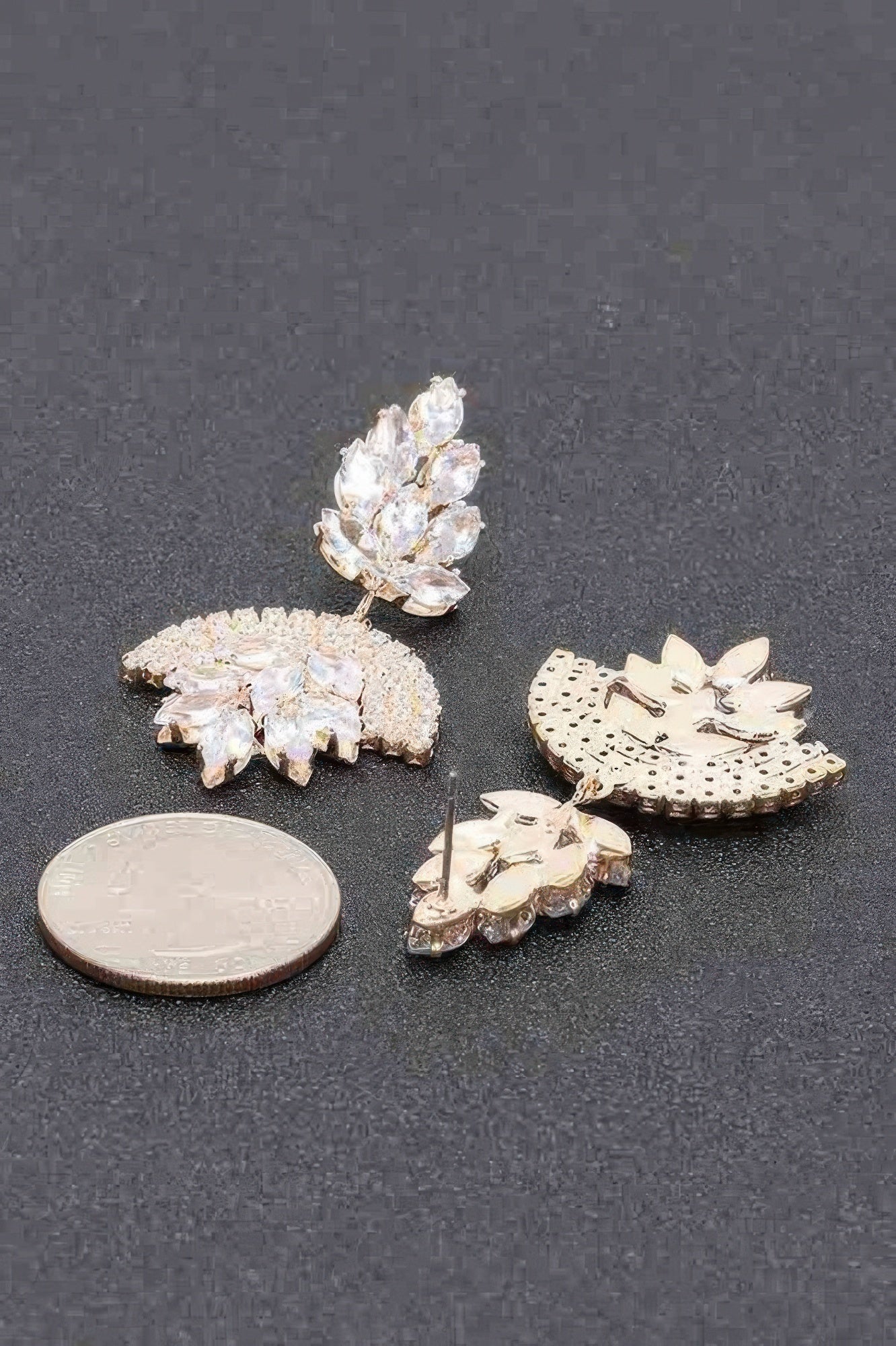 Rhinestone Party Earring - JUST - JEN BOUTIQUE