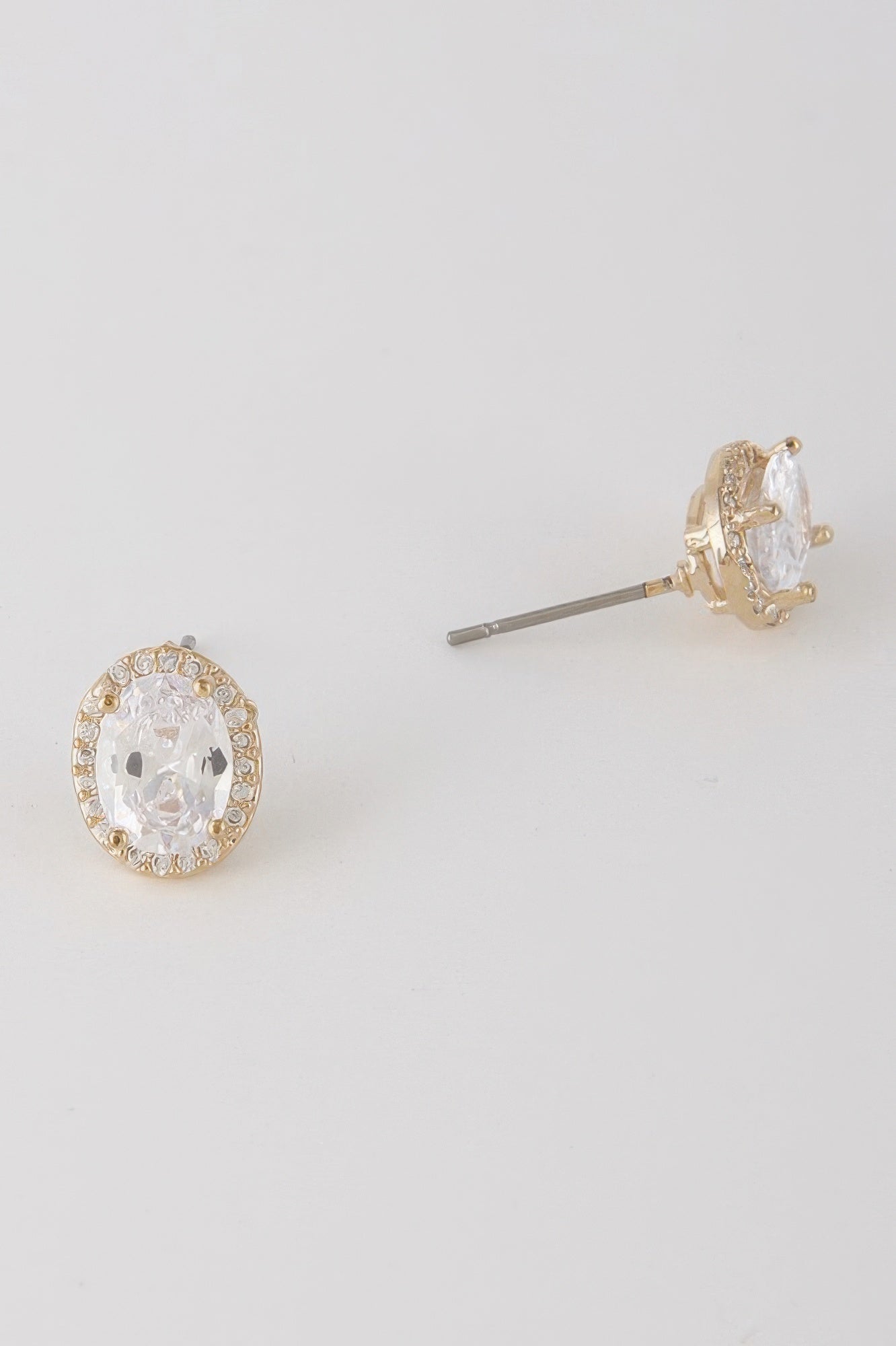 Oval Rhinestone Queen Inspired Earrings - JUST - JEN BOUTIQUE