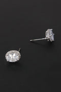 Oval Rhinestone Queen Inspired Earrings - JUST - JEN BOUTIQUE