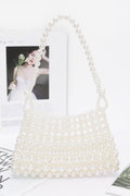 Faux Pearl Elegance Clutch - JUST - JEN BOUTIQUE