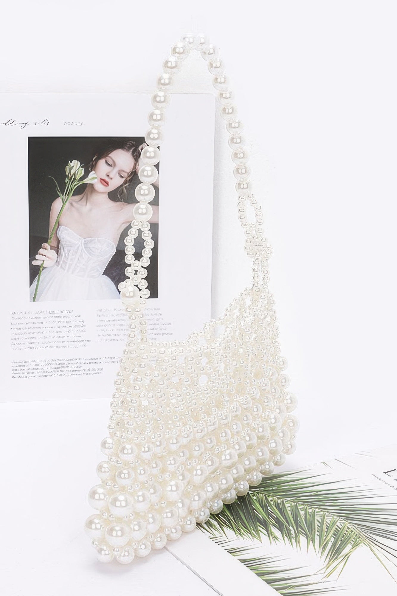 Faux Pearl Elegance Clutch - JUST - JEN BOUTIQUE
