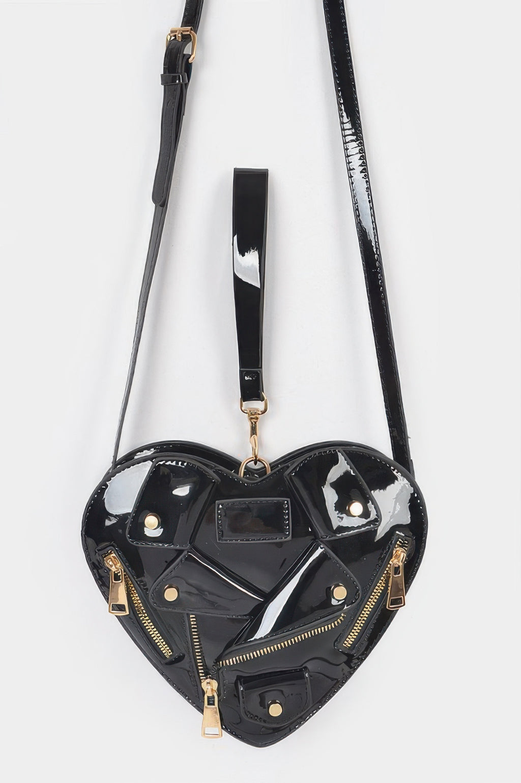 Heart Shape Jacket Crossbody Bag - JUST - JEN BOUTIQUE
