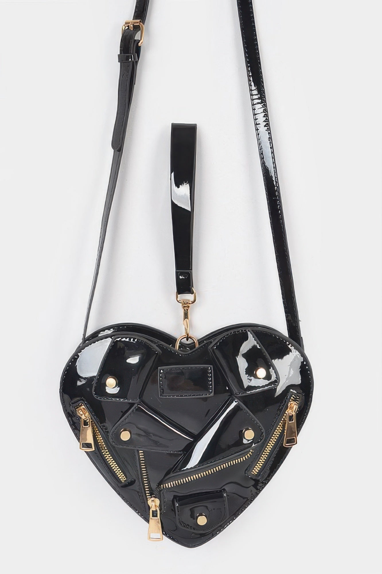 Heart Shape Jacket Crossbody Bag - JUST - JEN BOUTIQUE