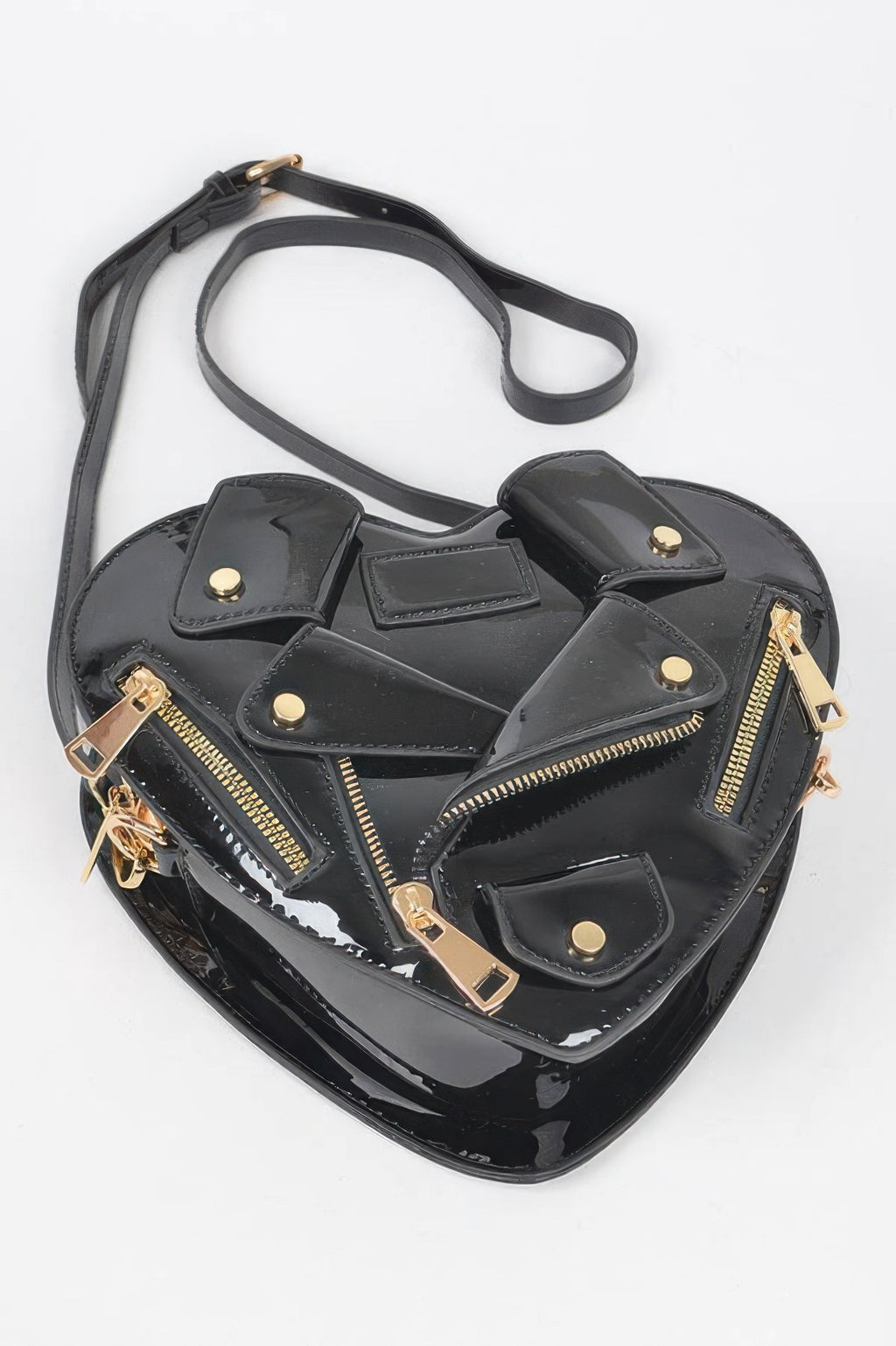Heart Shape Jacket Crossbody Bag - JUST - JEN BOUTIQUE