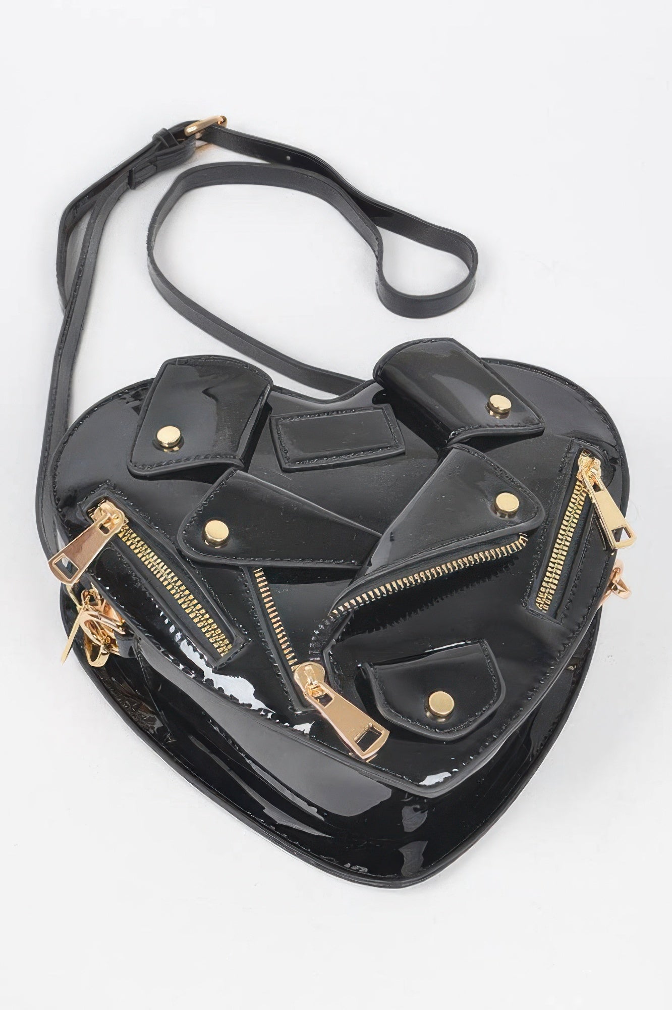 Heart Shape Jacket Crossbody Bag - JUST - JEN BOUTIQUE