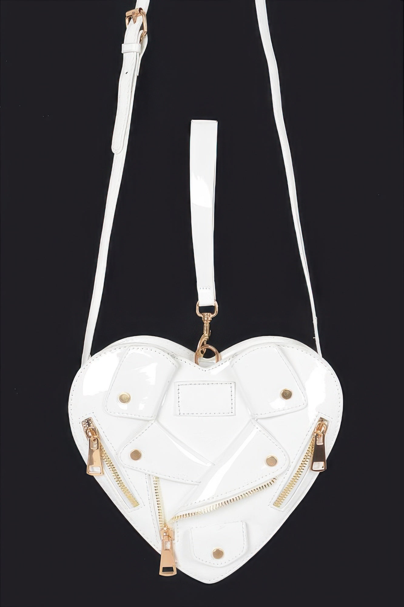 Heart Shape Jacket Crossbody Bag - JUST - JEN BOUTIQUE