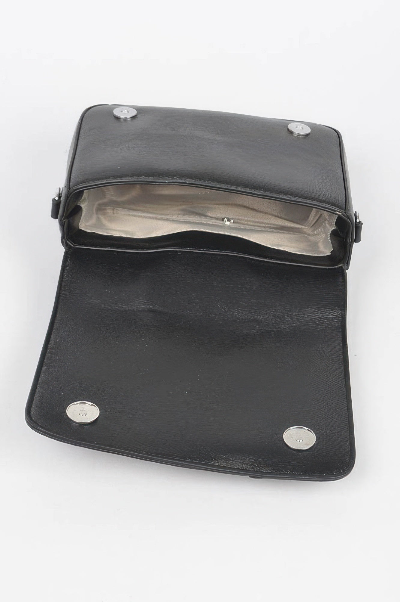 Faux Leather Metal Studded Jacket Clutch - JUST - JEN BOUTIQUE