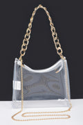 Transparent Big Chain Bag - JUST - JEN BOUTIQUE