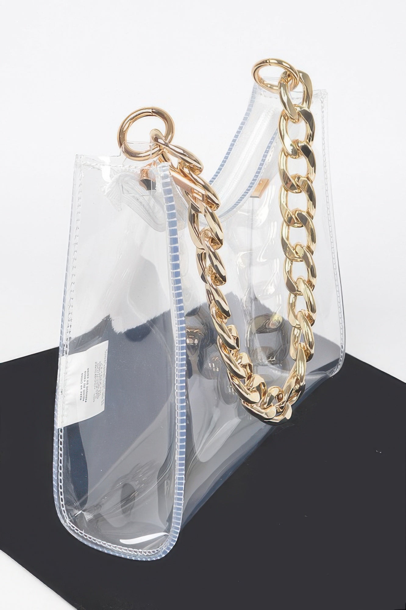 Transparent Big Chain Bag - JUST - JEN BOUTIQUE