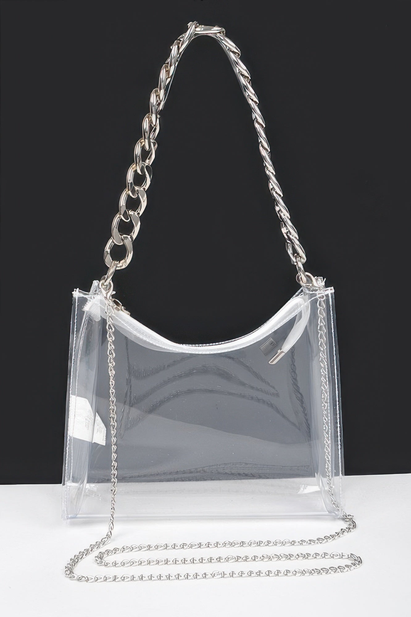 Transparent Big Chain Bag - JUST - JEN BOUTIQUE