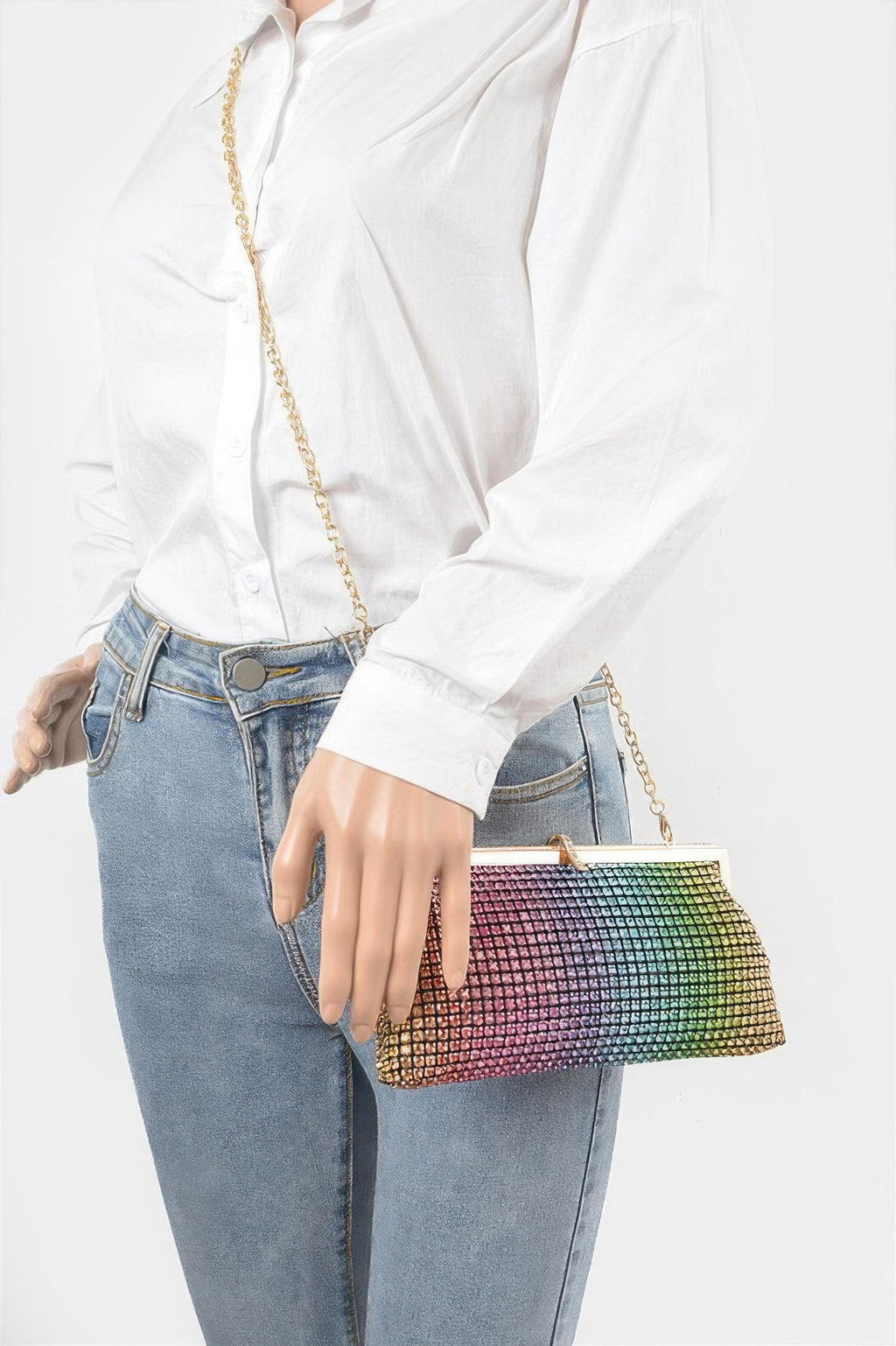 Rhinestone Party Clutch - JUST - JEN BOUTIQUE