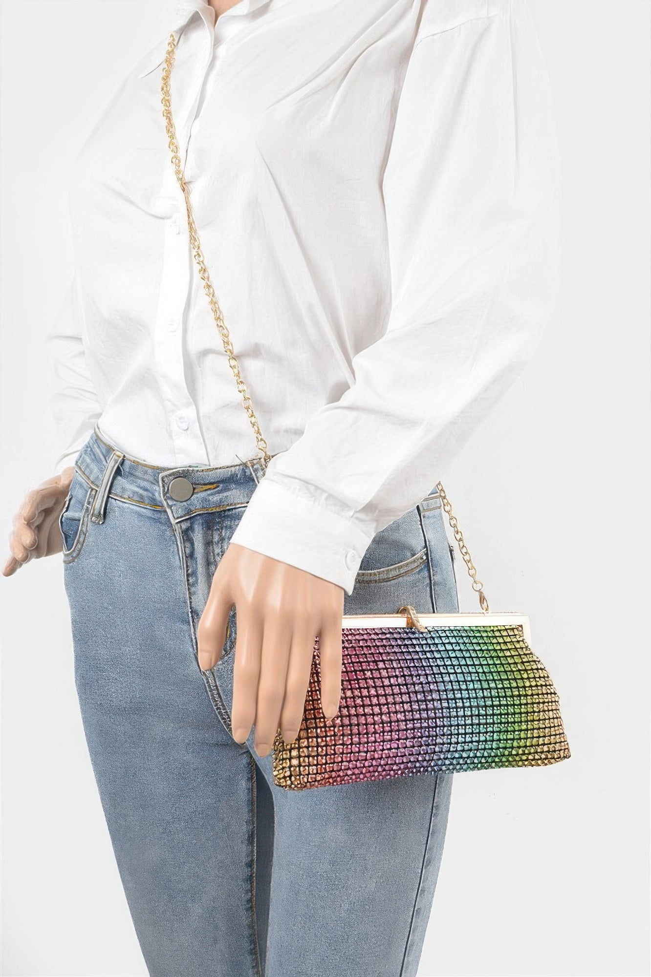 Rhinestone Party Clutch - JUST - JEN BOUTIQUE