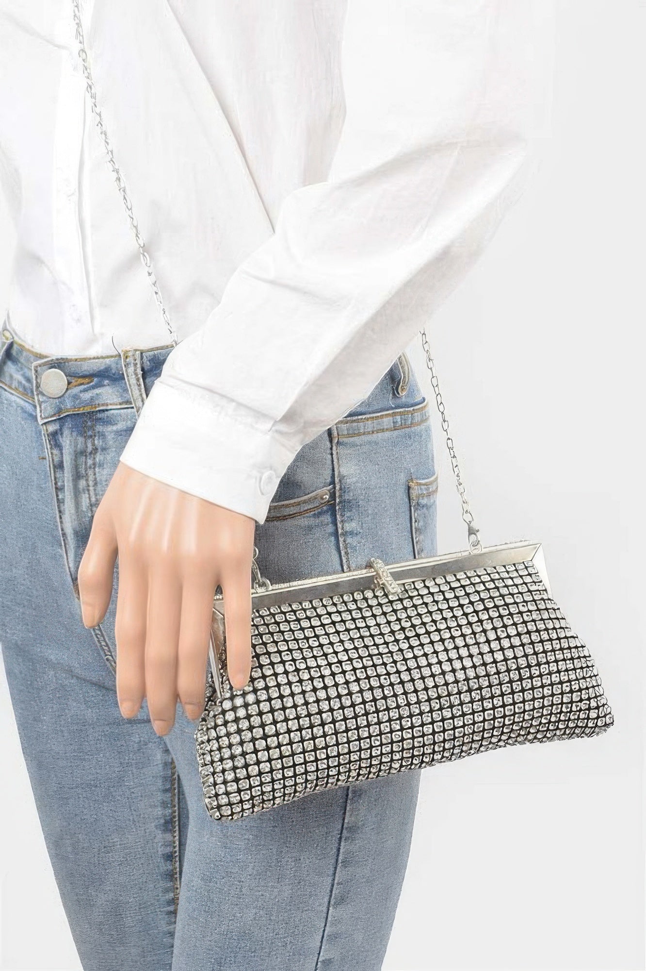 Rhinestone Party Clutch - JUST - JEN BOUTIQUE