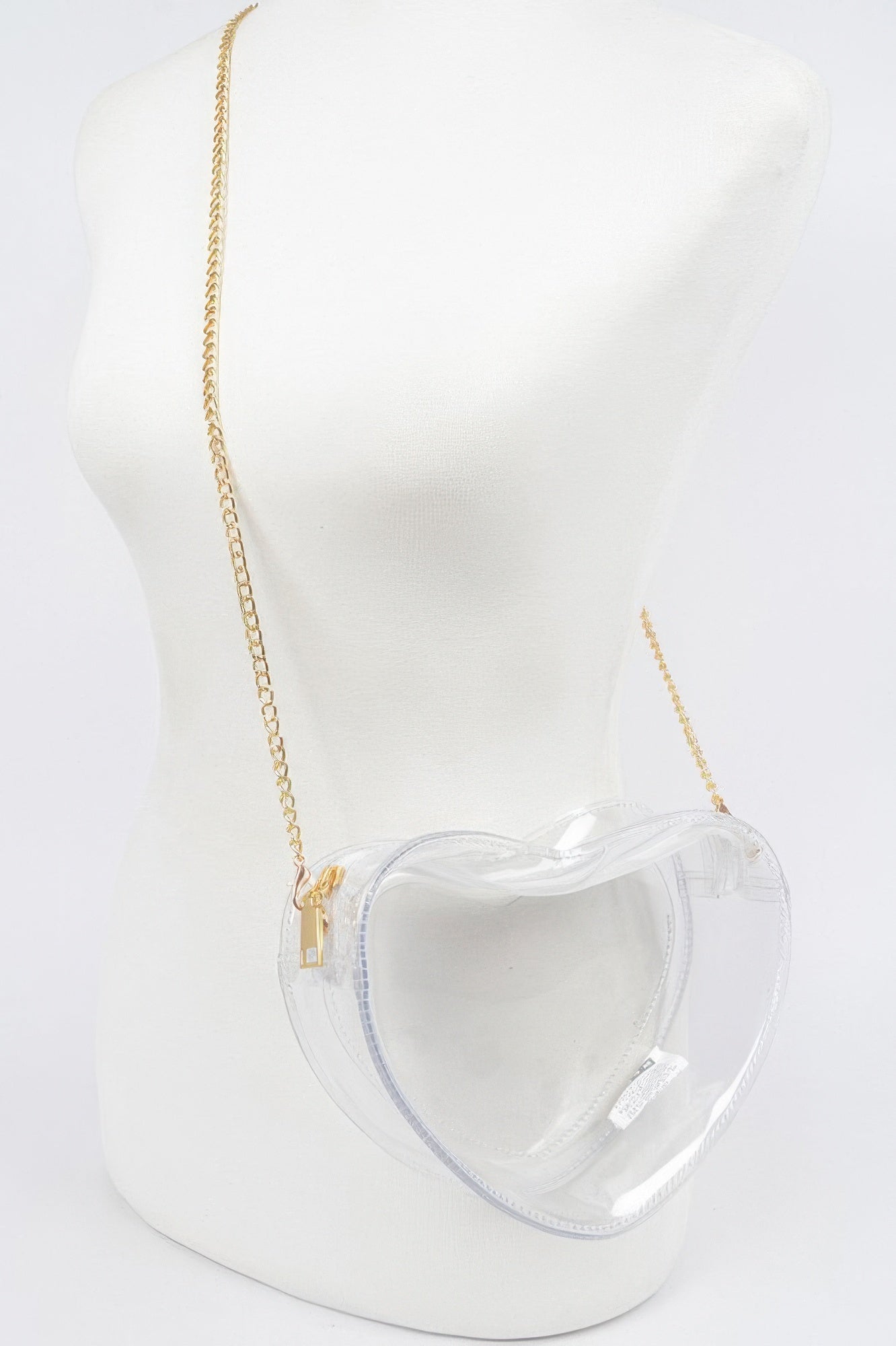 Clear Heart Shape Crossbody Bag - JUST - JEN BOUTIQUE