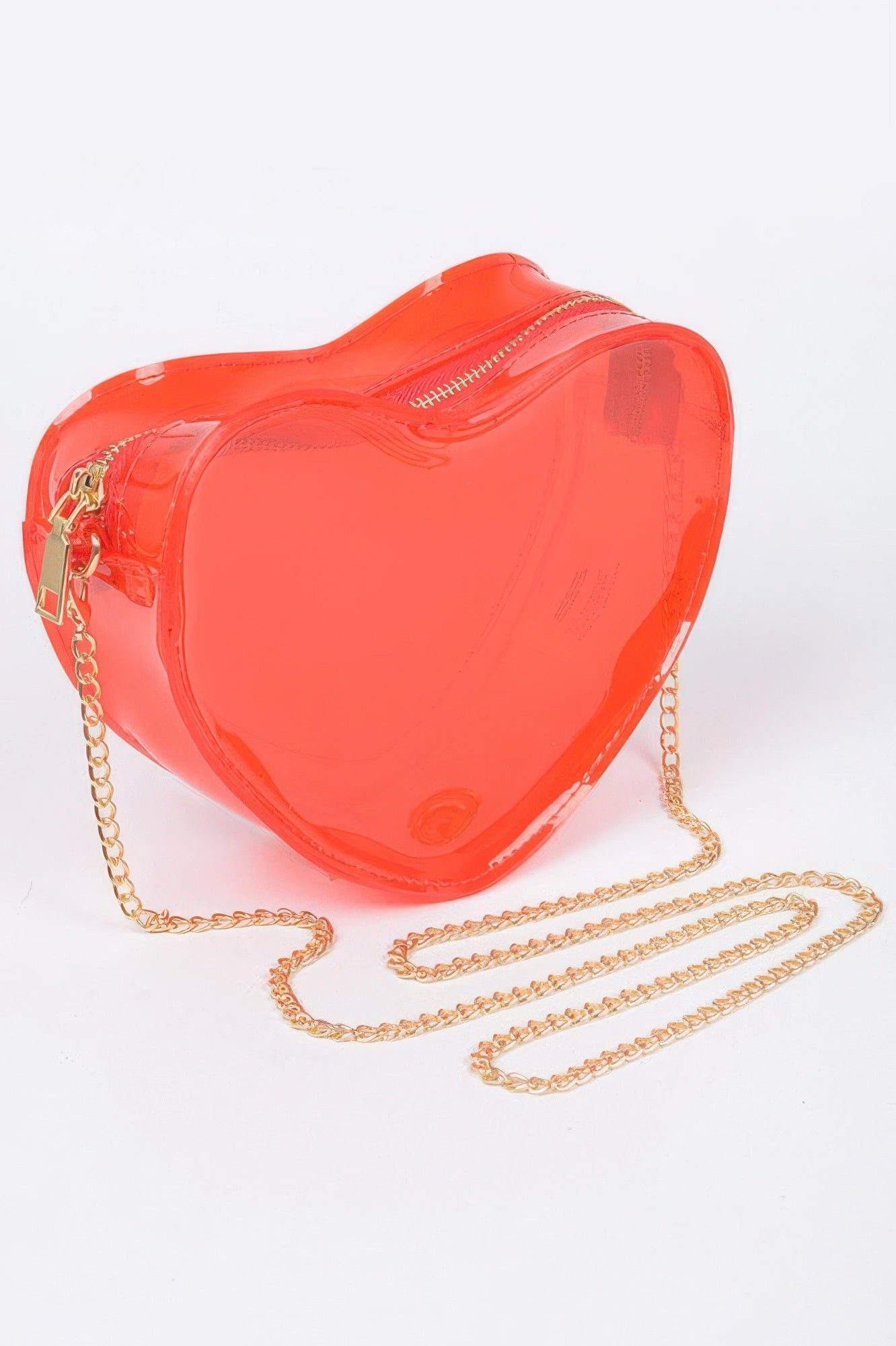 Clear Heart Shape Crossbody Bag - JUST - JEN BOUTIQUE