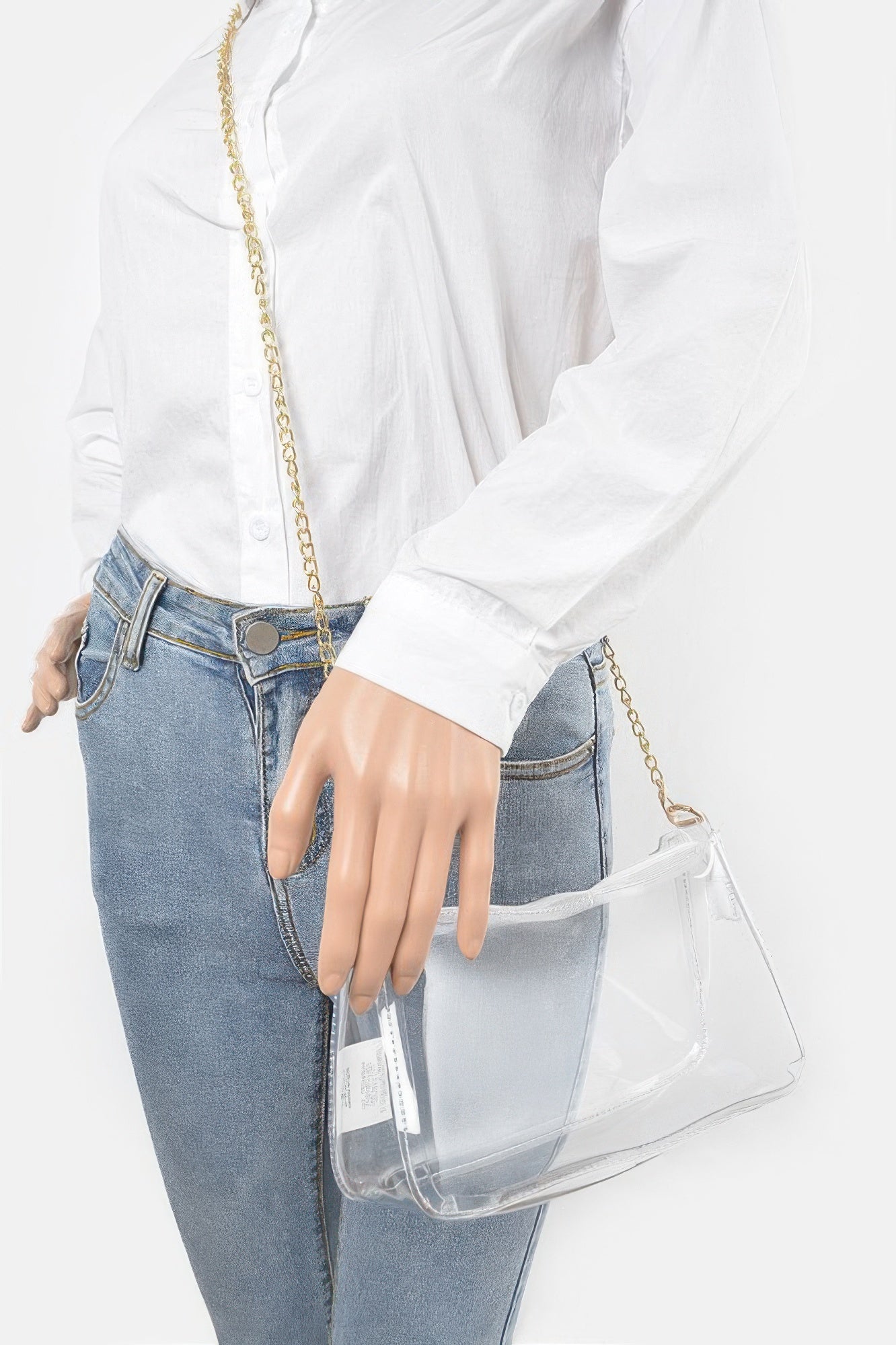 Transparent Shoulder Bag - JUST - JEN BOUTIQUE